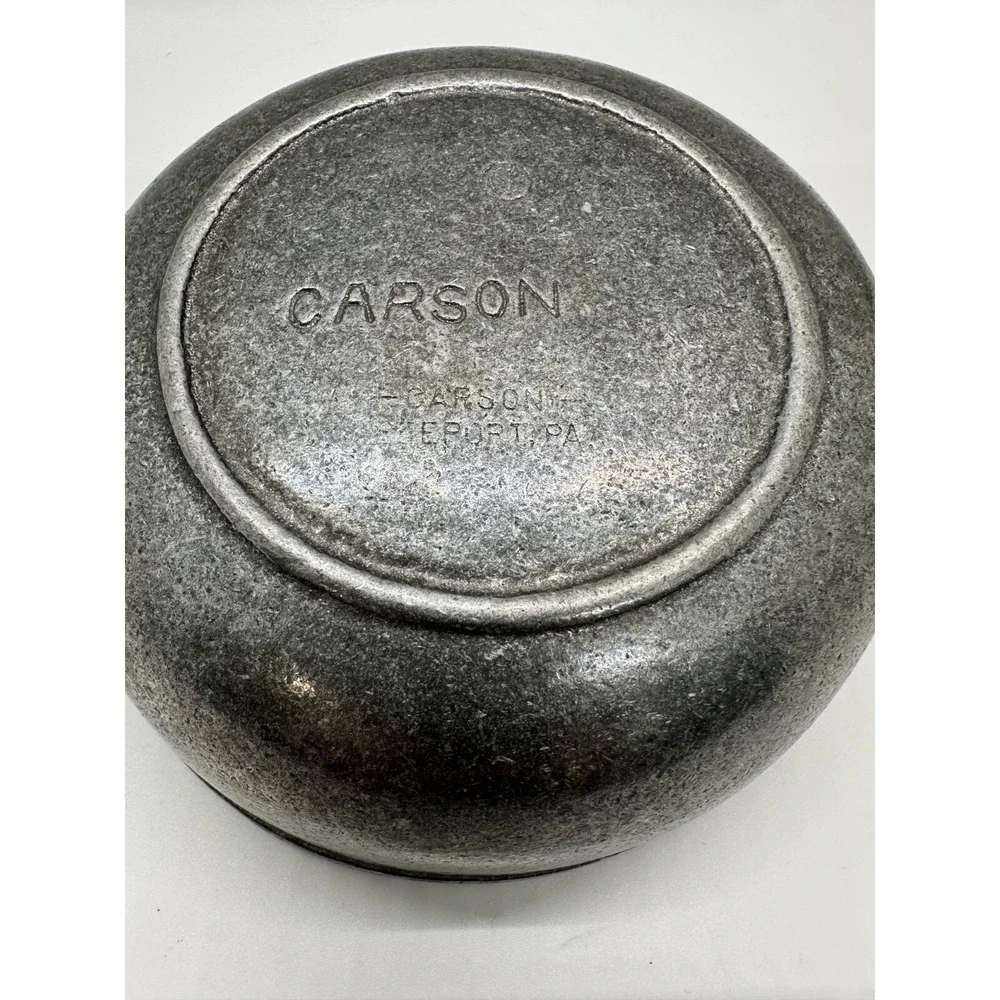 Vintage Carson Pewter Baby‎ Bowl 6.5x2
